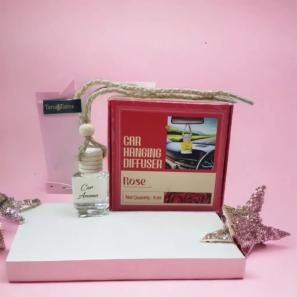 TaruTattva - Rose Car Wardrobe diffuser bottles