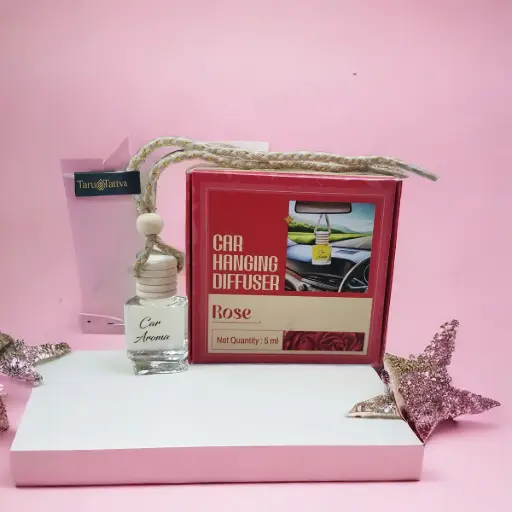 TaruTattva - Rose Car Wardrobe diffuser bottles